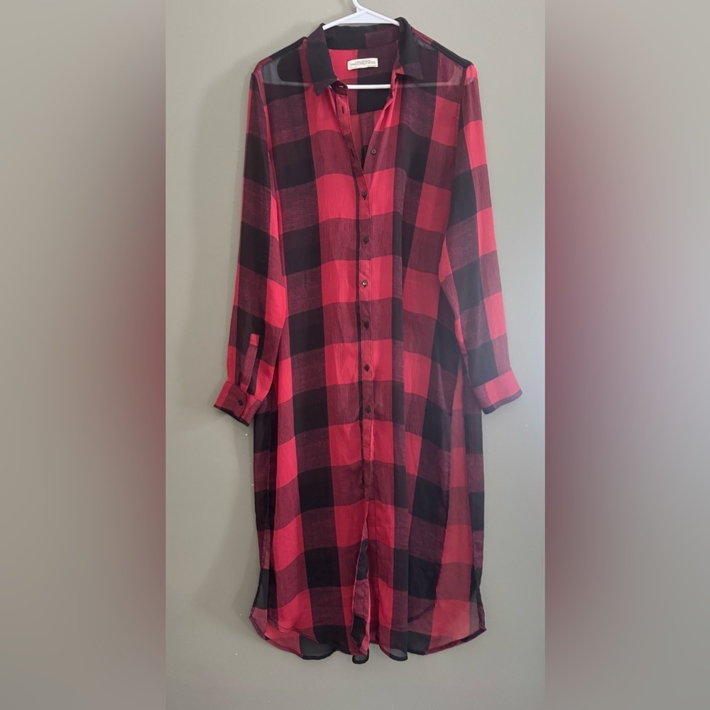 Zara Sheer Duster/Coverup